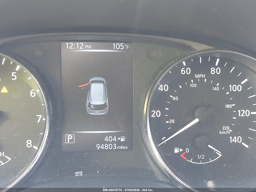 2017 Nissan Rogue VIN KNMAT2MV9HP552158 IAAI salvage auction — FRONT END, Salvage - Greater Than 75% (Maryland), sold $1,150 on 2026-07-20 (photo 7)