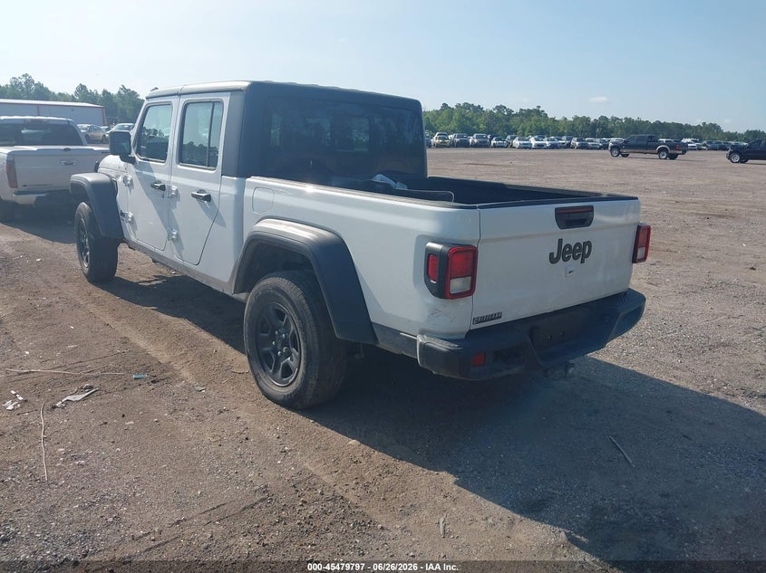 2024 Jeep Gladiator VIN 1C6HJTAG9RL124171 IAAI salvage auction — FRONT END, Salvage Title, sold $9,100 on 2026-07-28 (photo 3)