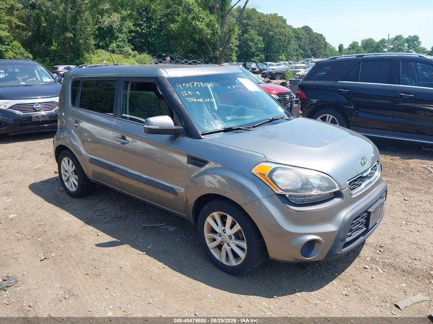 2012 Kia Soul VIN KNDJT2A67C7361084 IAAI salvage auction — NORMAL WEAR, Clear (New York), sold $700 on 2026-07-21 (photo 1)