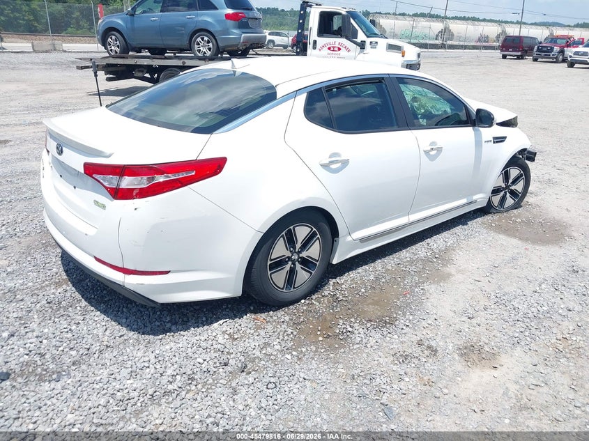 2013 Kia Optima VIN KNAGM4ADXD5040782 IAAI salvage auction — FRONT & REAR, Salvage Title, sold $225 on 2026-07-31 (photo 4)