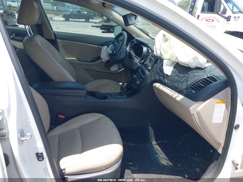 2013 Kia Optima VIN KNAGM4ADXD5040782 IAAI salvage auction — FRONT & REAR, Salvage Title, sold $225 on 2026-07-31 (photo 5)