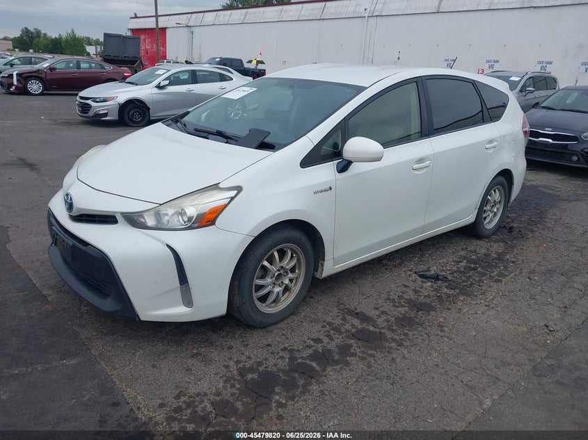 2015 Toyota Prius v VIN JTDZN3EU1FJ040581 IAAI salvage auction — NORMAL WEAR, Enterprise Vehicles Clear Only (California), sold $2,750 on 2026-07-08 (photo 2)