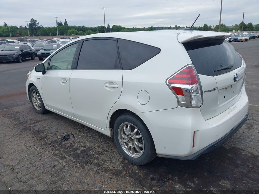 2015 Toyota Prius v VIN JTDZN3EU1FJ040581 IAAI salvage auction — NORMAL WEAR, Enterprise Vehicles Clear Only (California), sold $2,750 on 2026-07-08 (photo 3)