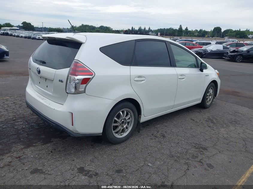 2015 Toyota Prius v VIN JTDZN3EU1FJ040581 IAAI salvage auction — NORMAL WEAR, Enterprise Vehicles Clear Only (California), sold $2,750 on 2026-07-08 (photo 4)