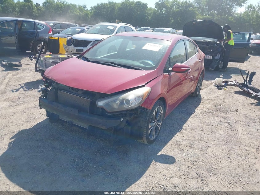 2014 Kia Forte VIN KNAFZ4A89E5059745 IAAI salvage auction — FRONT END, Salvage (Iowa), sold $750 on 2026-07-15 (photo 2)
