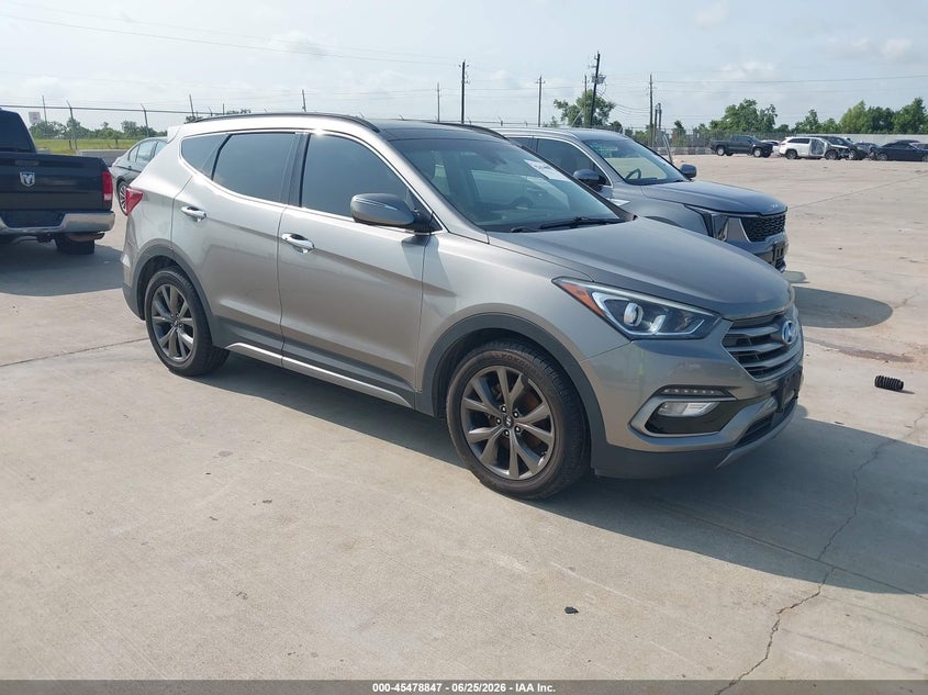 2017 Hyundai Santa fe VIN 5XYZW4LAXHG494259 IAAI salvage auction — REPOSSESSION, Original (Texas), sold $4,200 on 2026-07-10 (photo 1)