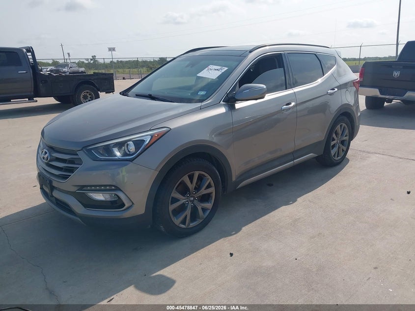 2017 Hyundai Santa fe VIN 5XYZW4LAXHG494259 IAAI salvage auction — REPOSSESSION, Original (Texas), sold $4,200 on 2026-07-10 (photo 2)