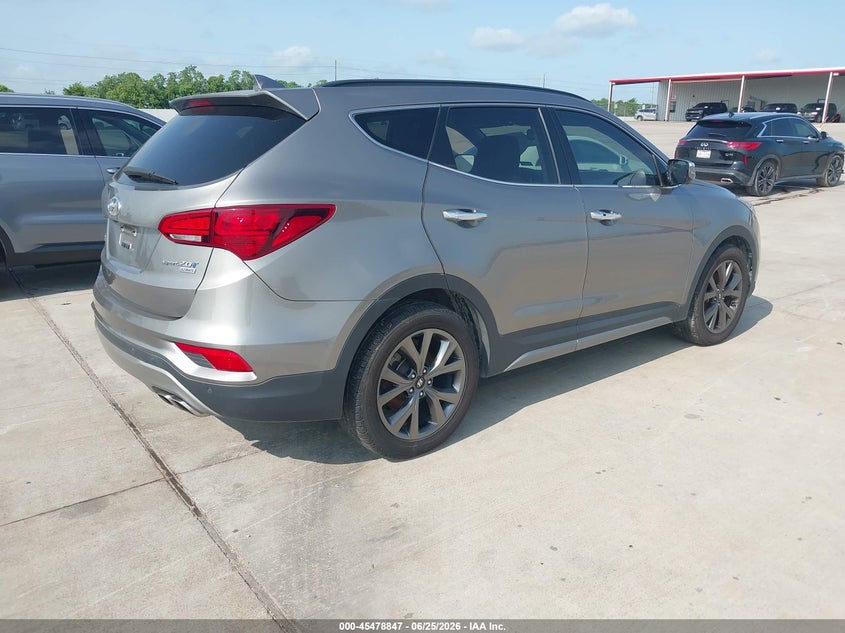 2017 Hyundai Santa fe VIN 5XYZW4LAXHG494259 IAAI salvage auction — REPOSSESSION, Original (Texas), sold $4,200 on 2026-07-10 (photo 4)