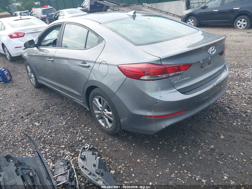 2018 Hyundai Elantra VIN KMHD84LF9JU511889 IAAI salvage auction — NORMAL WEAR, Clear (New York), sold $1,650 on 2026-07-28 (photo 3)