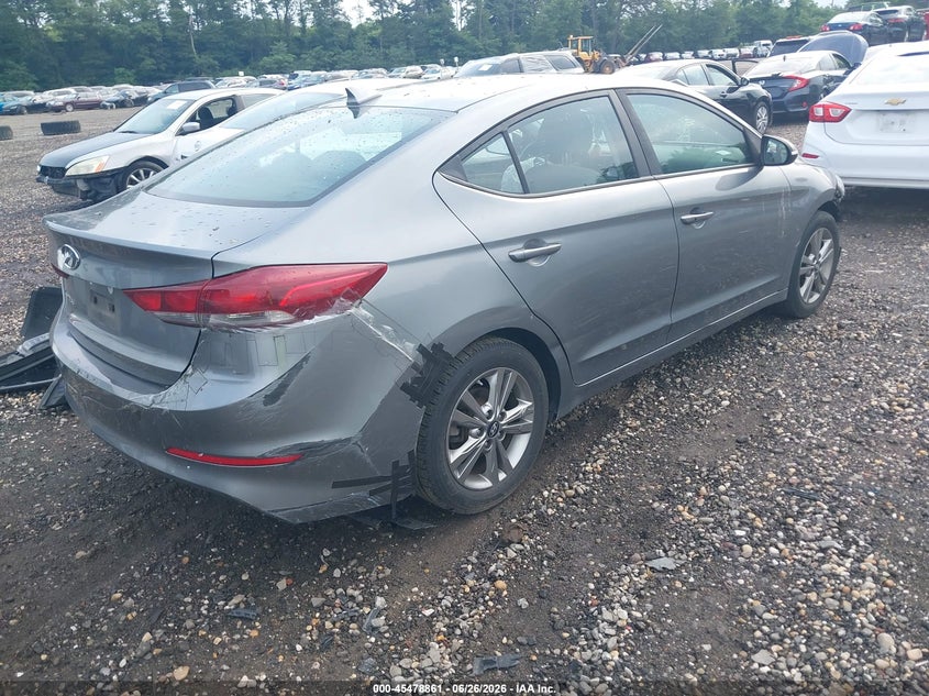 2018 Hyundai Elantra VIN KMHD84LF9JU511889 IAAI salvage auction — NORMAL WEAR, Clear (New York), sold $1,650 on 2026-07-28 (photo 4)