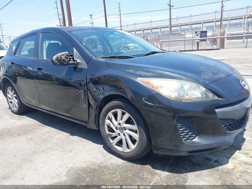 2013 Mazda 3 VIN JM1BL1LP4D1763394 IAAI salvage auction — RIGHT FRONT, Salvage (California), sold $575 on 2026-07-21 (photo 6)