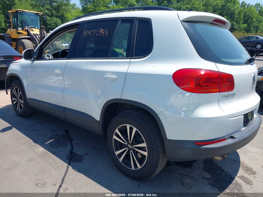2015 Volkswagen Tiguan VIN WVGBV7AX1FW555605 IAAI salvage auction — FRONT END, Salvage Title, sold $350 on 2026-07-23 (photo 3)
