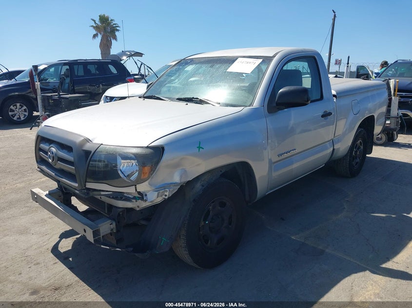 2009 Toyota Tacoma VIN 5TENX22N19Z650278 IAAI salvage auction — FRONT END, Salvage (California), sold $4,600 on 2026-07-10 (photo 2)
