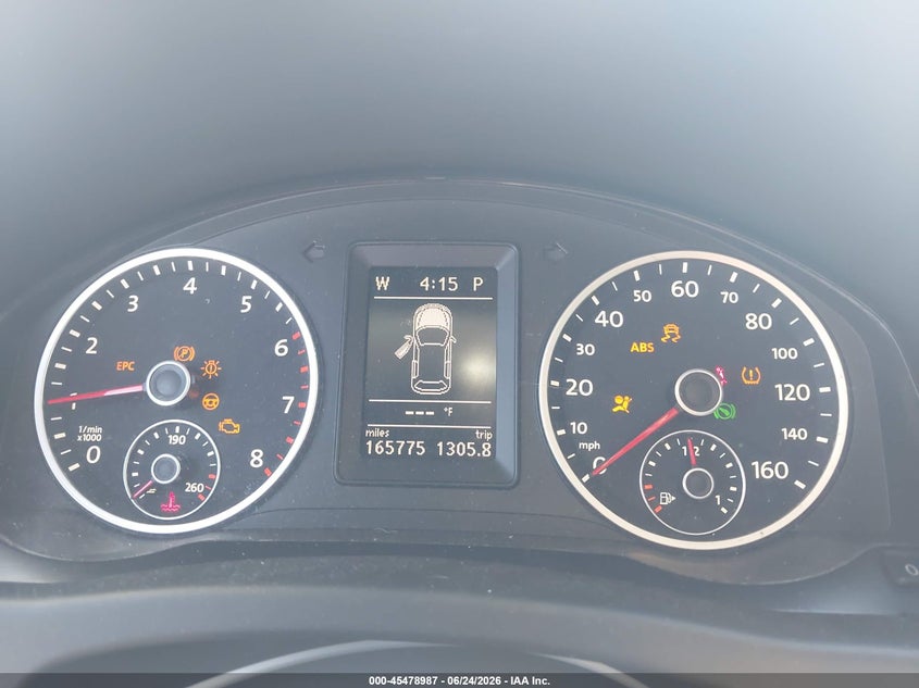 2012 Volkswagen Tiguan VIN WVGBV7AX1CW509722 IAAI salvage auction — FRONT END, Salvage Title, sold $200 on 2026-07-23 (photo 7)