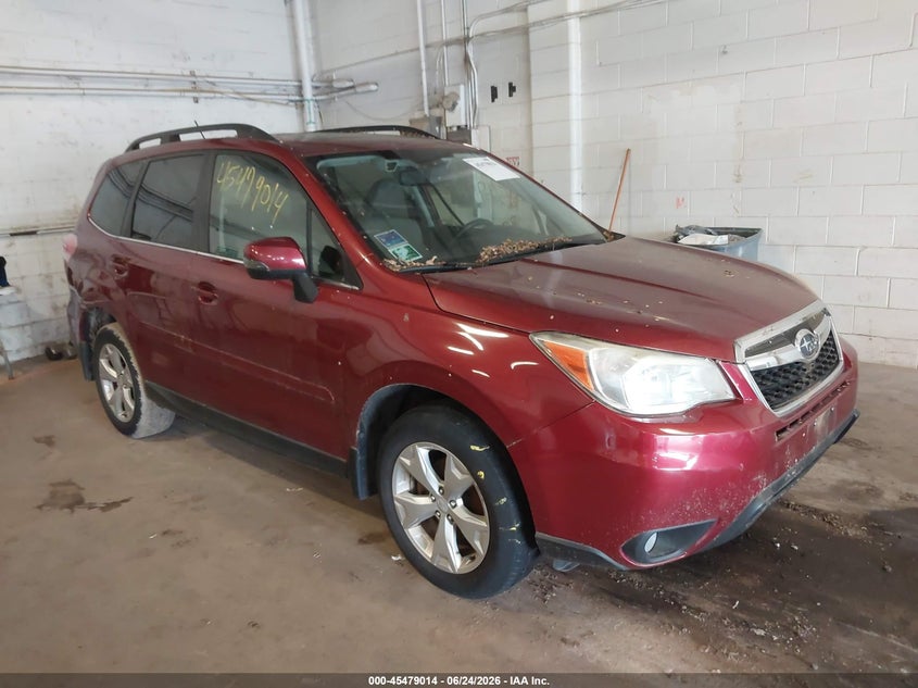 2014 Subaru Forester VIN JF2SJAPC9EH418482 IAAI salvage auction — NORMAL WEAR, Clear (Minnesota), sold $775 on 2026-07-08 (photo 1)