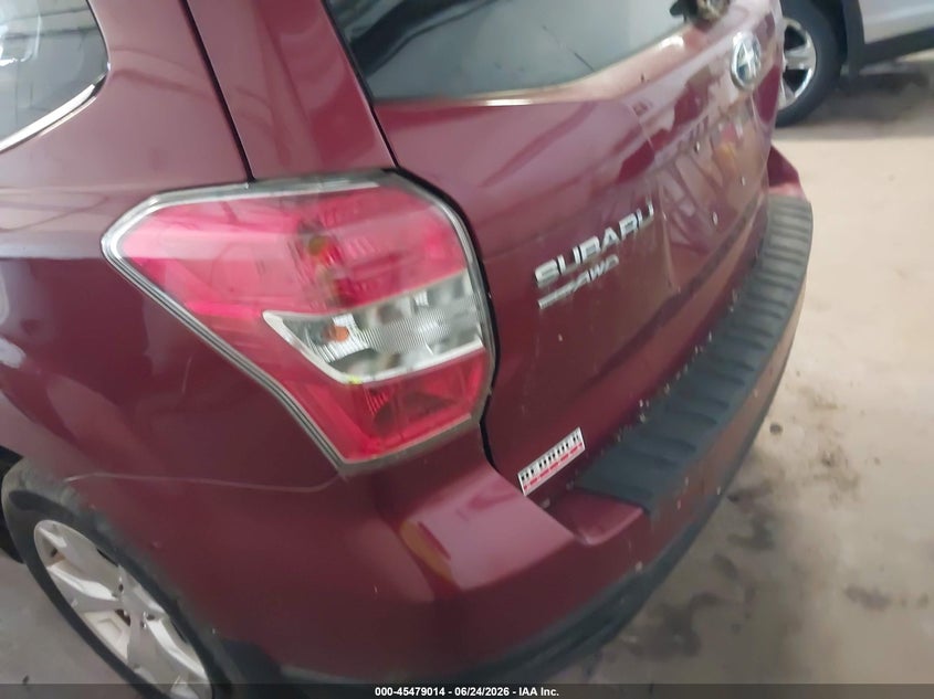 2014 Subaru Forester VIN JF2SJAPC9EH418482 IAAI salvage auction — NORMAL WEAR, Clear (Minnesota), sold $775 on 2026-07-08 (photo 6)