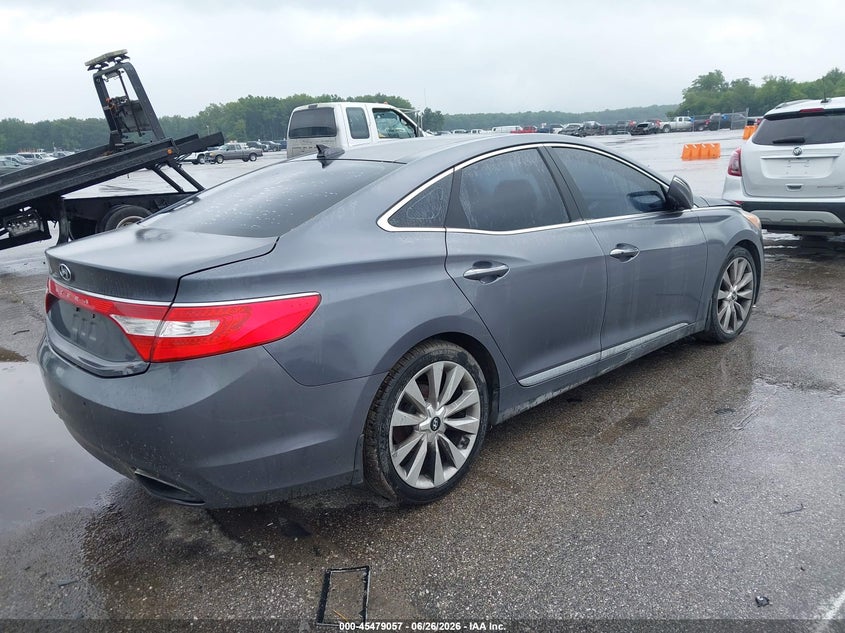 2013 Hyundai Azera VIN KMHFH4JG5DA204908 IAAI salvage auction — NORMAL WEAR, Clear (Indiana), sold $1,200 on 2026-07-09 (photo 4)