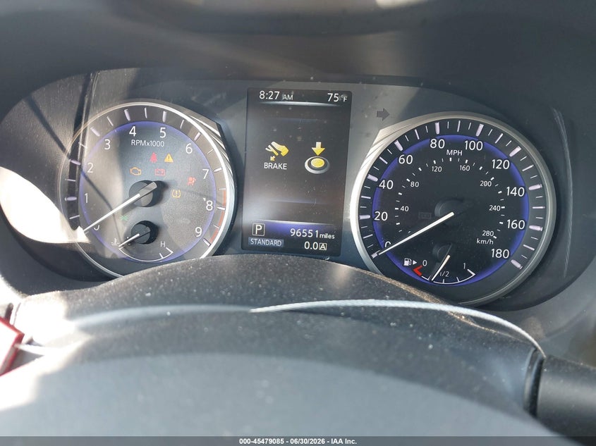 2014 Infiniti Q50 VIN JN1BV7AR7EM693944 IAAI salvage auction — REAR END, Salvage Title, sold $225 on 2026-07-20 (photo 7)