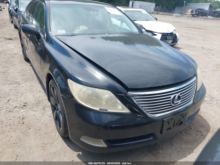 2007 Lexus Ls VIN JTHBL46F375029796 IAAI salvage auction — NORMAL WEAR, Clear (Massachusetts), sold $800 on 2026-07-14 (photo 1)