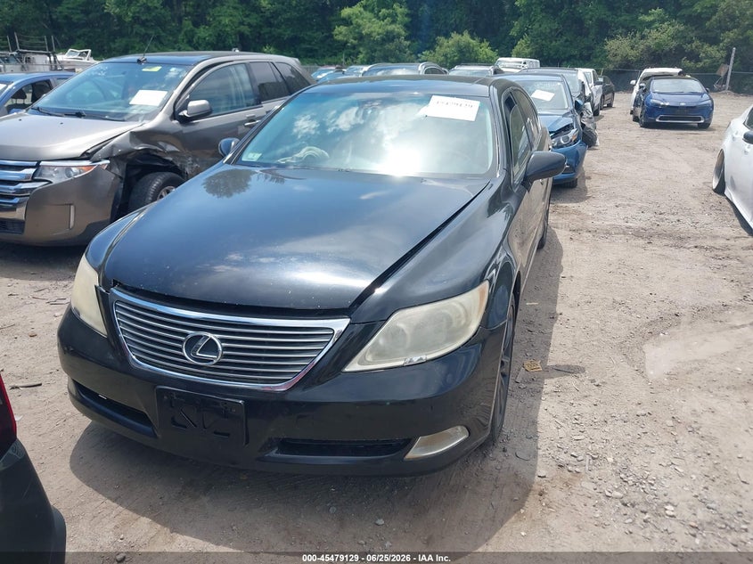 2007 Lexus Ls VIN JTHBL46F375029796 IAAI salvage auction — NORMAL WEAR, Clear (Massachusetts), sold $800 on 2026-07-14 (photo 2)