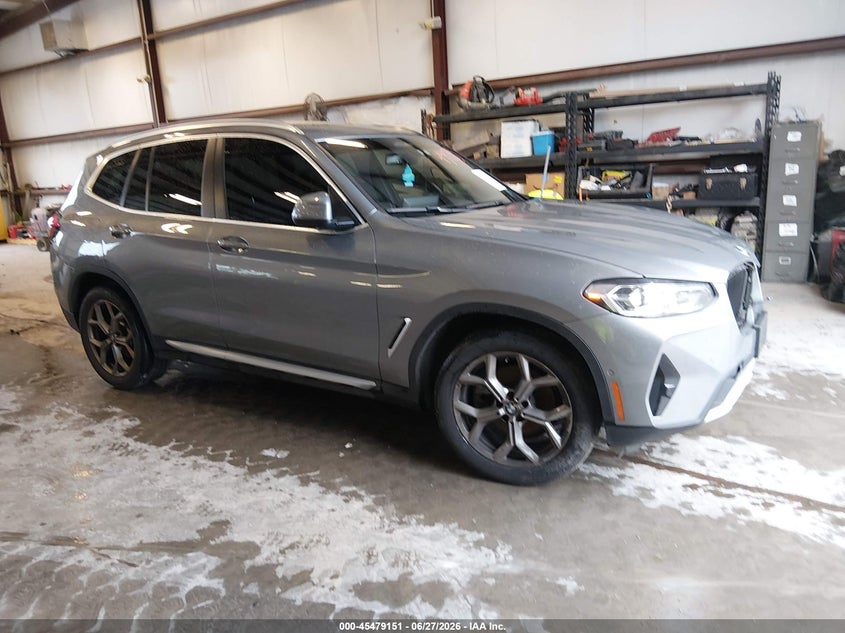 2024 BMW X3 VIN WBX57DP01RN261266 IAAI salvage auction — SIDE, Salvage (Idaho), sold $14,400 on 2026-07-29 (photo 1)