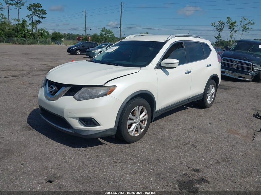 2016 Nissan Rogue VIN KNMAT2MT7GP610748 IAAI salvage auction — REAR END, Salvage Title, sold $1,200 on 2026-07-21 (photo 2)