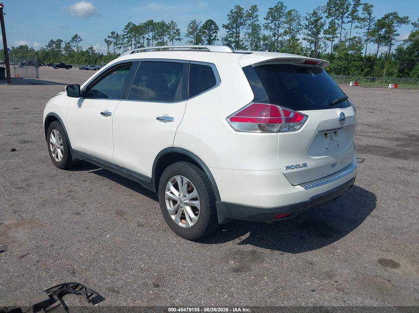 2016 Nissan Rogue VIN KNMAT2MT7GP610748 IAAI salvage auction — REAR END, Salvage Title, sold $1,200 on 2026-07-21 (photo 3)