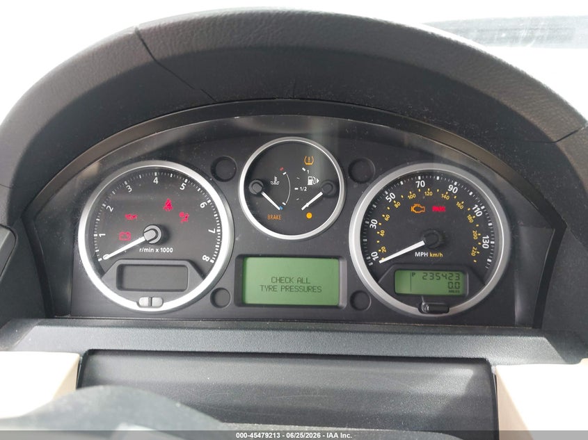 2007 Land rover Range rover sport VIN SALSF25457A107640 IAAI salvage auction — NORMAL WEAR, Clear - Dealer Only (California), sold $325 on 2026-07-29 (photo 7)