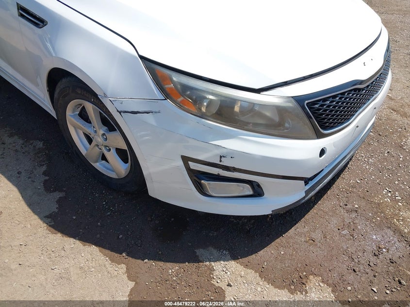 2015 Kia Optima VIN KNAGM4A78F5653805 IAAI salvage auction — NORMAL WEAR, Salvage Title (California), sold $1,200 on 2026-07-13 (photo 6)