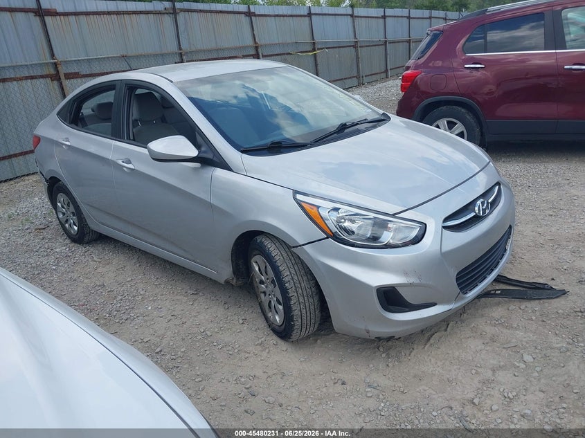 2015 Hyundai Accent VIN KMHCT4AE0FU906555 IAAI salvage auction — FRONT END, Salvage (Ohio), sold $1,300 on 2026-07-15 (photo 1)