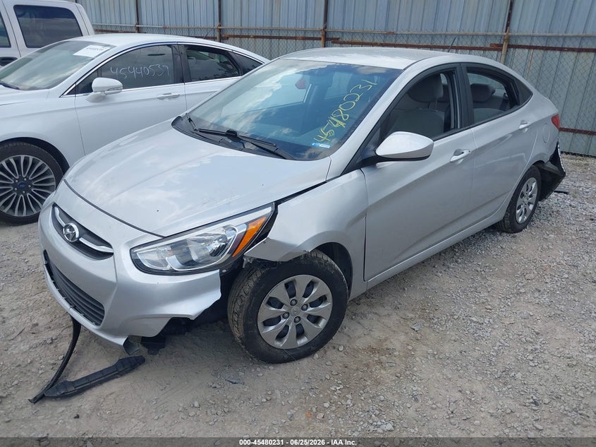 2015 Hyundai Accent VIN KMHCT4AE0FU906555 IAAI salvage auction — FRONT END, Salvage (Ohio), sold $1,300 on 2026-07-15 (photo 2)
