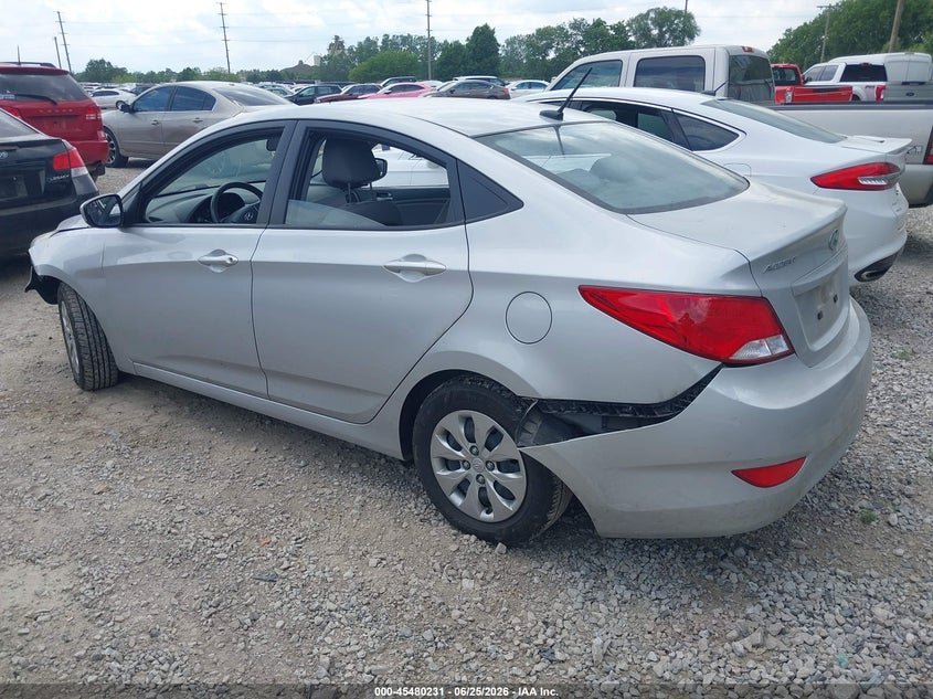 2015 Hyundai Accent VIN KMHCT4AE0FU906555 IAAI salvage auction — FRONT END, Salvage (Ohio), sold $1,300 on 2026-07-15 (photo 3)