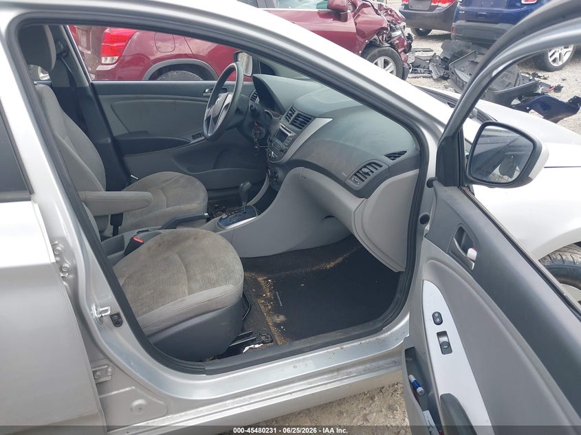 2015 Hyundai Accent VIN KMHCT4AE0FU906555 IAAI salvage auction — FRONT END, Salvage (Ohio), sold $1,300 on 2026-07-15 (photo 5)