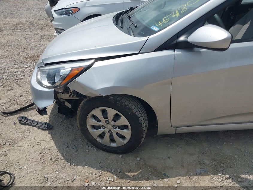 2015 Hyundai Accent VIN KMHCT4AE0FU906555 IAAI salvage auction — FRONT END, Salvage (Ohio), sold $1,300 on 2026-07-15 (photo 6)