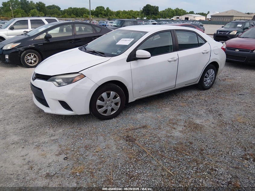 2014 Toyota Corolla VIN 5YFBURHE1EP129959 IAAI salvage auction — NORMAL WEAR, Original (Kentucky), sold $2,400 on 2026-07-29 (photo 2)