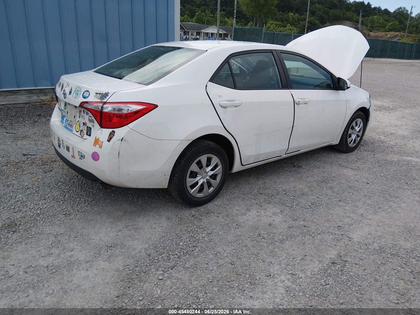 2014 Toyota Corolla VIN 5YFBURHE1EP129959 IAAI salvage auction — NORMAL WEAR, Original (Kentucky), sold $2,400 on 2026-07-29 (photo 4)