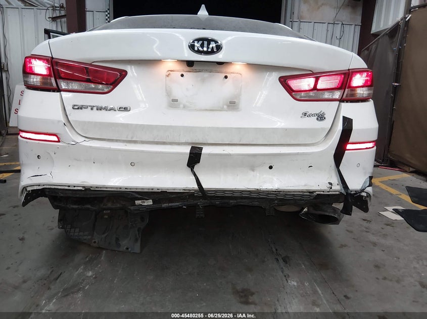 2020 Kia Optima VIN 5XXGT4L37LG451920 IAAI salvage auction — REAR END, Salvage Title, sold $25 on 2026-07-28 (photo 6)