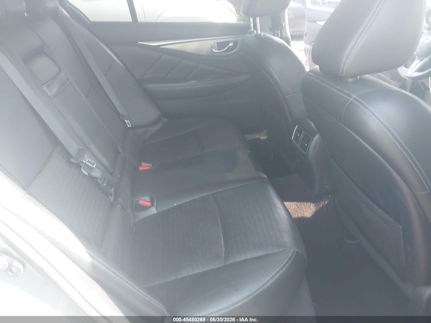 2018 Infiniti Q50 VIN JN1EV7AR0JM445025 IAAI salvage auction — WATER/FLOOD, Salvage Title, sold $25 on 2026-07-21 (photo 8)
