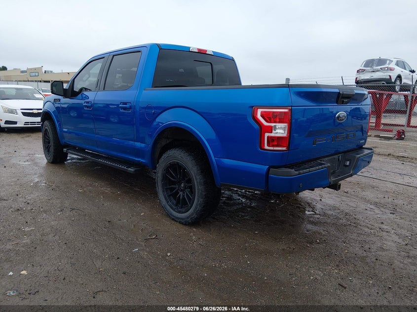 2020 Ford F-150 VIN 1FTEW1EP2LKD03225 IAAI salvage auction — HAIL, Salvage (Kansas), sold $12,600 on 2026-08-01 (photo 3)