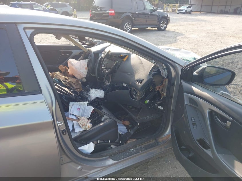 2012 Hyundai Elantra VIN KMHDH4AE2CU479350 IAAI salvage auction — ROLLOVER, Salvage (Georgia), sold $375 on 2026-07-31 (photo 5)