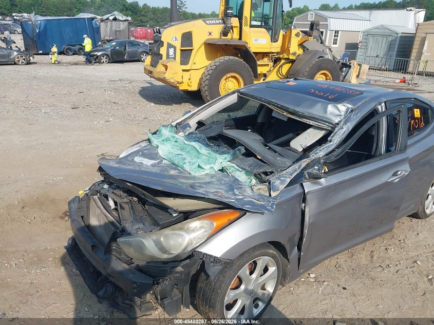 2012 Hyundai Elantra VIN KMHDH4AE2CU479350 IAAI salvage auction — ROLLOVER, Salvage (Georgia), sold $375 on 2026-07-31 (photo 6)