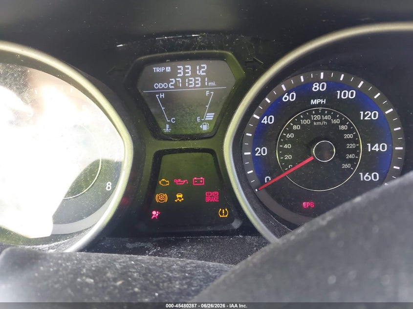 2012 Hyundai Elantra VIN KMHDH4AE2CU479350 IAAI salvage auction — ROLLOVER, Salvage (Georgia), sold $375 on 2026-07-31 (photo 7)