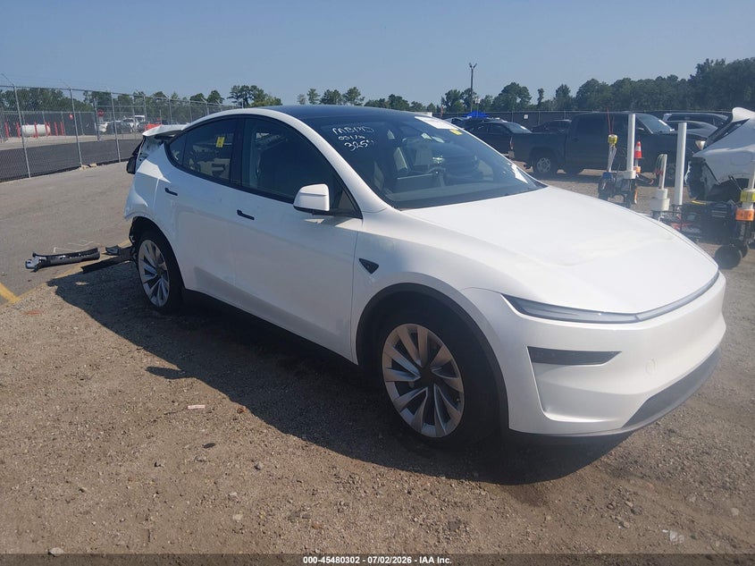 2026 Tesla Model Y VIN 7SAYGDEE0TA383258 — IAAI salvage auction photo
