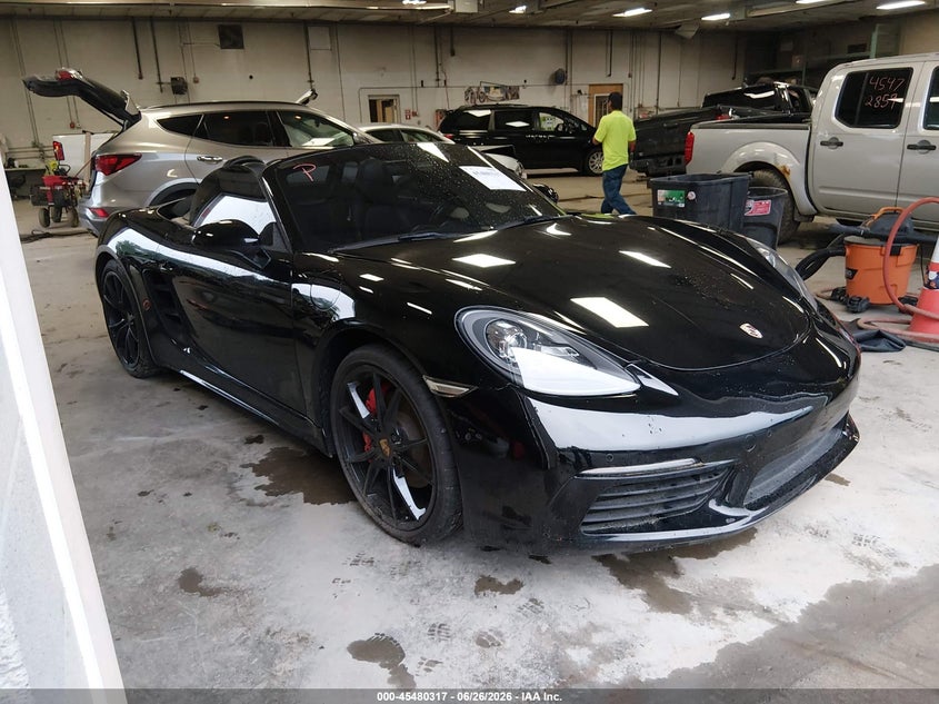 2018 Porsche 718 boxster VIN WP0CB2A87JS228350 IAAI salvage auction — UNDERCARRIAGE, Salvage (Maine), sold $17,800 on 2026-07-31 (photo 1)