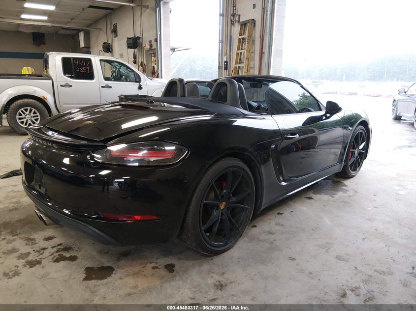 2018 Porsche 718 boxster VIN WP0CB2A87JS228350 IAAI salvage auction — UNDERCARRIAGE, Salvage (Maine), sold $17,800 on 2026-07-31 (photo 4)