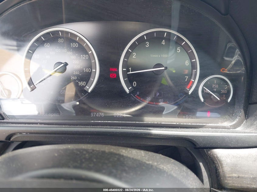 2012 BMW VIN WBAFR9C50CDX79020 IAAI salvage auction — NORMAL WEAR, Original (Texas), sold $1,100 on 2026-07-24 (photo 7)