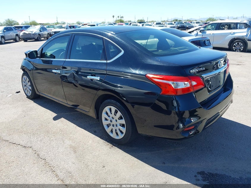 2019 Nissan Sentra VIN 3N1AB7AP1KY265458 IAAI salvage auction — LEFT FRONT, Salvage (Arizona), sold $1,075 on 2026-07-09 (photo 3)