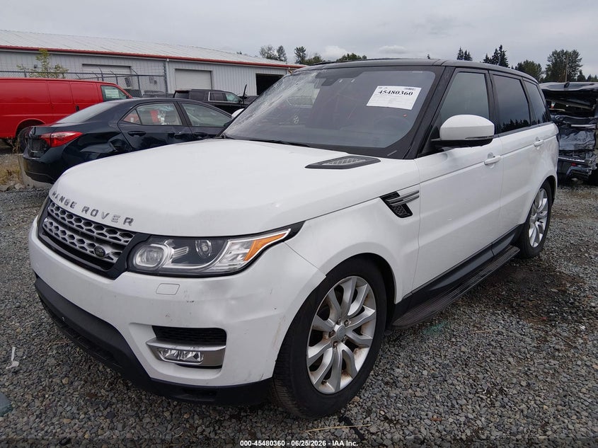 2016 Land rover Range rover sport VIN SALWR2PF8GA590712 IAAI salvage auction — STORM DAMAGE, Salvage Title, sold $4,500 on 2026-07-22 (photo 2)