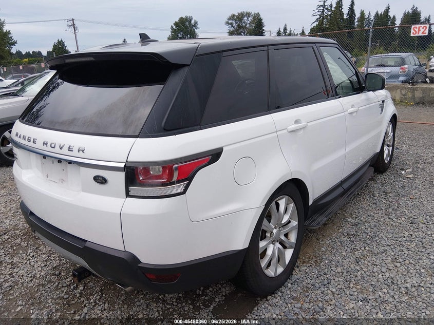 2016 Land rover Range rover sport VIN SALWR2PF8GA590712 IAAI salvage auction — STORM DAMAGE, Salvage Title, sold $4,500 on 2026-07-22 (photo 4)
