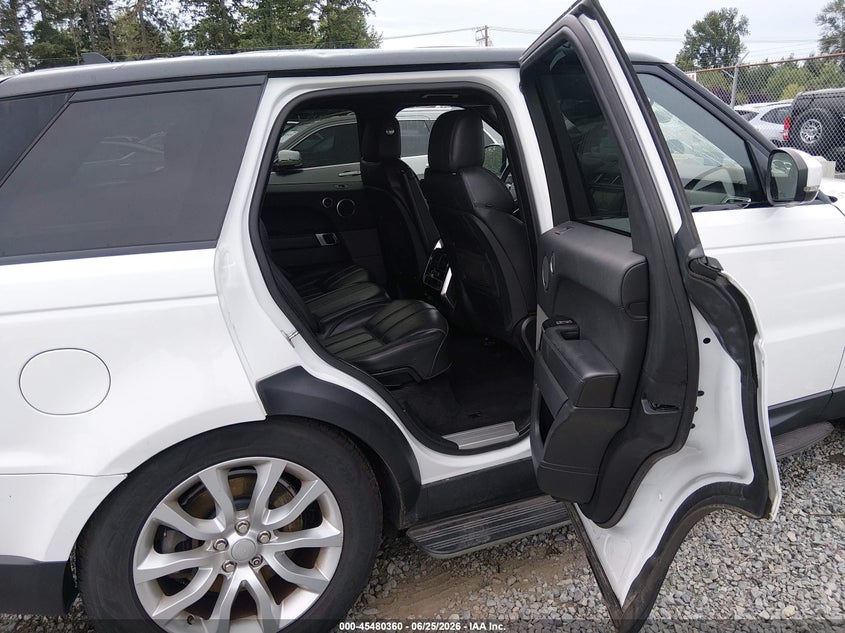 2016 Land rover Range rover sport VIN SALWR2PF8GA590712 IAAI salvage auction — STORM DAMAGE, Salvage Title, sold $4,500 on 2026-07-22 (photo 8)